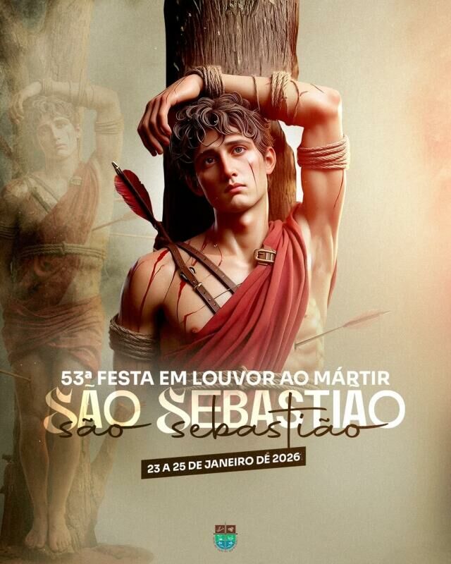 Imagem de compartilhamento para o artigo Costa Rica celebra a 53ª festa em louvor a São Sebastião entre os 23 e 25 de janeiro da MS Todo dia